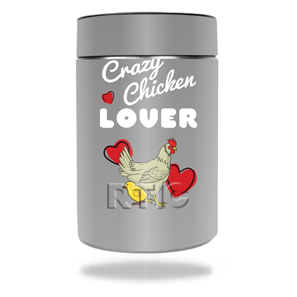 0071123739238 - MIGHTYSKINS RTCAN-CRAZY CHICKEN LOVER SKIN FOR RTIC CAN 2016 - CRAZY CHICKEN LOVER
