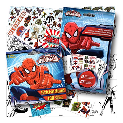 0711274070513 - MARVEL SPIDERMAN STICKERS AND ART ACTIVITY PLAY PACK PLUS TWO SEPARATELY LICENSED FUN STICKERS