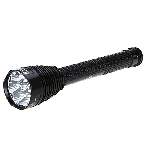 0711274134574 - SUPER BRIGHT TRAVEL FLASHLIGHT 7X CREE XM-L XML T6 LED TORCH LIGHT TR-J18 LANTERN 8500 LUMENS 5 MODE WATERPROOF WHITE LAMP FOR HUNTING , CAMPING , CAVING , CLIMBING , HIKING , EXCELLENT THERMAL PERFORMANCE FOR OUTDOOR SPORTS