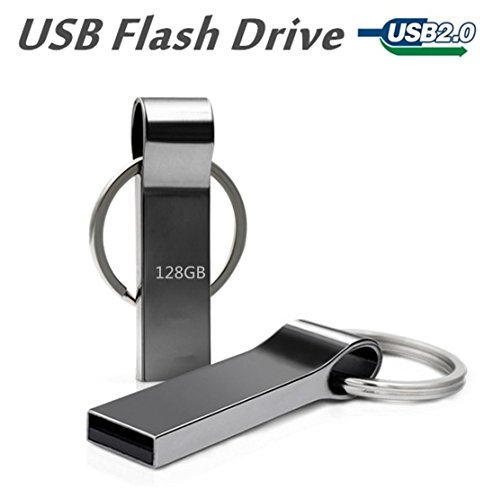 0711301448070 - USB FLASH DRIVE 128GB WATERPROOF USB 2.0 METAL FLASH MEMORY STICK PEN DRIVE STORAGE THUMB U DISK