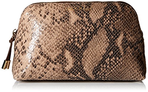 0711372706154 - COLE HAAN ADELINE POUCH SNAKE COSMETIC BAG, NEUTRAL, ONE SIZE