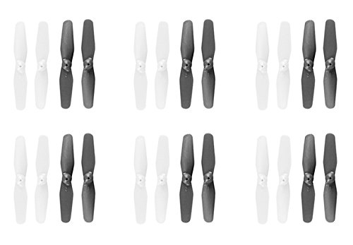 0711463759014 - SYMA X12 NANO MINI 2.4G 4CH 6-AXIS RC QUADCOPTER REPLACEMENT SPARE PARTS MAIN BLADE ROTOR PROPELLER 6SETS (24PCS)