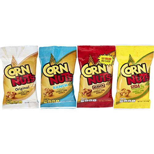 0071159000906 - CORN NUTS CRUNCHY CORN KERNELS VARIETY PACK - 12 COUNT / 1 OZ BAGS
