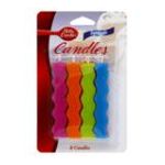 0071169105158 - CANDLES SQUIGGLE 8.0 CT 8 CANDLES