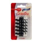 0071169107008 - CANDLES BLACK AND WHITE 12.0 CT 12 CANDLES