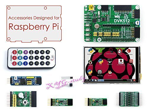 0711707257139 - ACCESSORIES PACK FOR RASPBERRY PI 2 MODEL B 1 MODEL A+ B+ INCLUDING EXPANSION BOARD DVK512 + 3.5 INCH LCD + VARIOUS MODULES @XYG