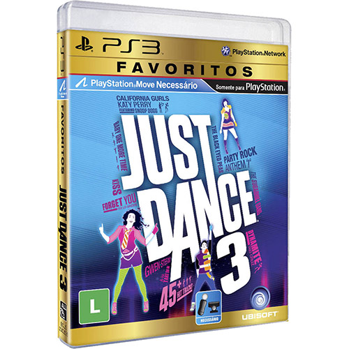 0711719050438 - GAME - JUST DANCE 3 - FAVORITOS - PS3