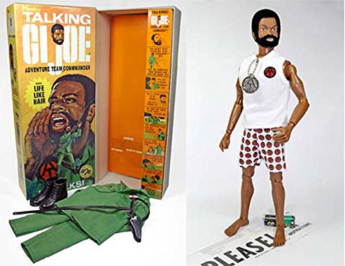0711730966619 - TALKING GI JOE ADVENTURE TEAM COMMANDER WITH LIFE-LIKE HAIR 2009 COLLECTOR'S CLUB LIMITED EDITION 12 ACTION FIGURE (AFRICAN-AMERICAN)