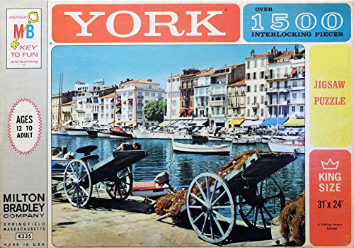 0711730980295 - YORK 1500 PIECE JIGSAW PUZZLE FISHING HARBOR CANNES