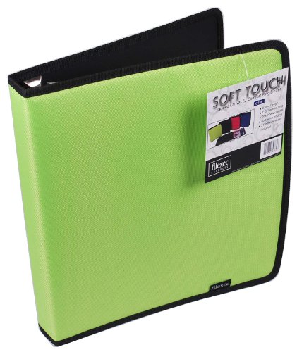 0711888648856 - FILEXEC SOFT TOUCH PADDED CANVAS EZ COMFORT RING BINDER, 1-INCH CAPACITY, LETTER SIZE, GREEN, 1 PIECE (64885-6)
