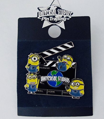 0711906336772 - UNIVERSAL STUDIOS PIN TRADING DESPICABLE ME MINIONS MOVIE CLAPPERBOARD