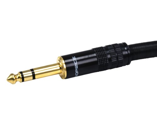 0711938939309 - MONOPRICE 6FT PREMIER SERIES XLR MALE TO 1/4INCH TRS MALE 16AWG CABLE (GOLD PLATED)