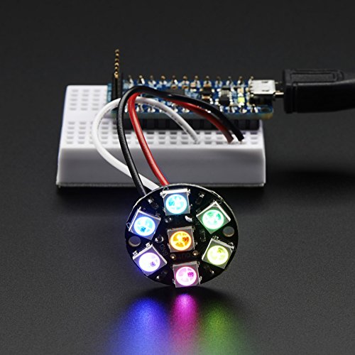 0711978441923 - ADAFRUIT NEOPIXEL JEWEL - 7 X WS2812 5050 RGB LED WITH INTEGRATED DRIVERS