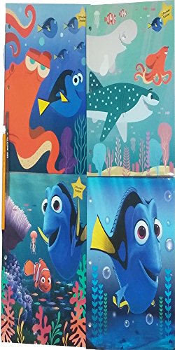 0712038211173 - BACK TO SCHOOL FINDING DORY FOLDERS - 4 PACK - BINDER READY- COLORFUL DURABLE ORGANIZER - GREAT TO STORE FILES FOR HOMEWORK CLASSWORK PRESENTATIONS - GREAT SCHOOL SUPPLIES FOR KIDS TEENAGE STUDENTS