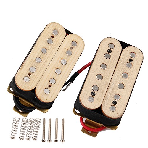 0712096481402 - BEYOND GUITAR HUMBUCKERS DOUBLE COIL PICKUPS SET MAPLE WOOD TOP PACK OF 2