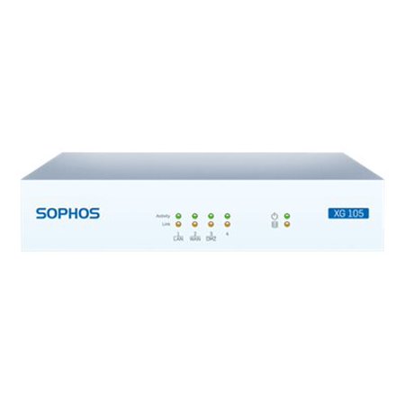 0712155584150 - SOPHOS XG 105 NEXT-GEN UTM FIREWALL WITH 4 GE PORTS, SSD + BASE LICENSE - INCLUD
