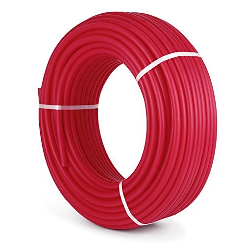 0712166584484 - VEVOR PEX TUBING 1/2 INCH 300FT NON OXYGEN BARRIER PEX TUBING RED AVIRULENT INSIPIDITY RADIANT HEAT PEX PIPING KIT FOR RESIDENTIAL AND COMMERCIAL POTABLE WATER APPLICATIONS