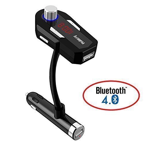 0712201006940 - CAR FM TRANSMITTER W 2.4A USB CHARGER, NULAXY™ 2015 NEWEST WIRELESS BLUETOOTH FM TRANSMITTER CAR KIT FOR ALL SMARTPHONES, TABLETS, MP3 PLAYERS