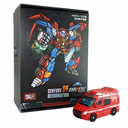 0712202370965 - GENERIC WEIJIANG TRANSFORMERS 4 FIRE STATUE WARRIOR FIGURE ALLOY EDITION AMBULANCE MODEL FOR KITS TOYS