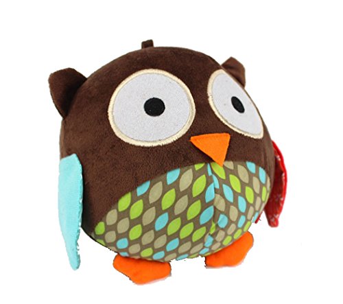 0712202773865 - BW BABY TODDLER GIFT STUFFED PLUSH RATTLE TOY DOLL OWL