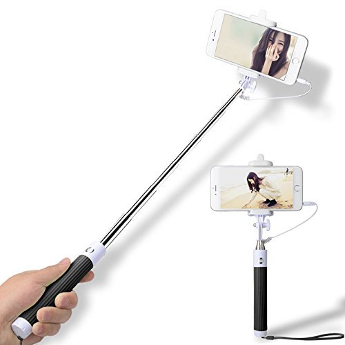 0712320706578 - EXTENDABLE SELFIE HANDHELD STICK MONOPOD HANDHELD FULLY ADJUSTABLE HANDHELD MONOPOD UNIVERSAL SELFIE STICK TELESCOPIC MOBILE PHONE HOLDER FOR IPHONE SAMSUNG THC ZTE HUAWEI AND OTHER SYSTEM OVER IOS 6.0 AND ANDROID 4.2.2 SMARTPHONES