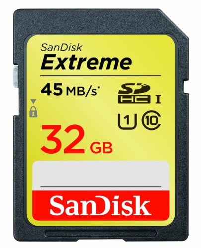 7123290469333 - SANDISK EXTREME 32 GB SDHC CLASS 10 UHS-1 FLASH MEMORY CARD 45MB/S (SDSDX-032G-X