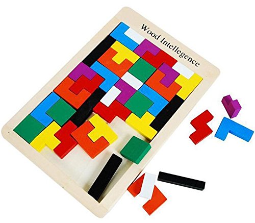 0712367522186 - EARLY EDUCATION COLORFUL WOODEN TANGRAM BRAIN TETRIS BLOCK INTELLIGENCE PUZZLE FOR PRESCHOOL CHILDREN PLAYING