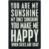 0712392250771 - YOU ARE MY SUNSHINE - MAILABLE WOODEN GREETING CARD FOR BIRTHDAYS, ANNIVERSARIES, WEDDINGS, AND SPECIAL OCCASIONS