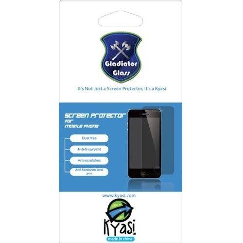0712392289900 - KYASI GLADIATOR GLASS SCREEN PROTECTOR WITH 3 HD NANO TECH FILMS FOR SAMSUNG GALAXY S4, CLEAR
