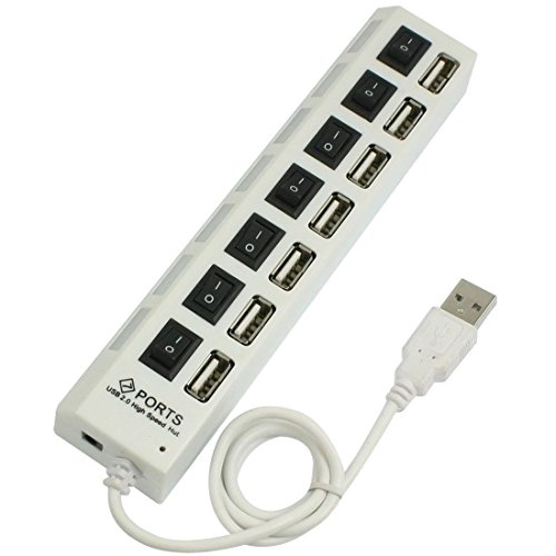 0712411377847 - UUPOWER USB HI-SPEED MULTI HUB EXTENSION CABLE EXPANSION SPLITTER PC ADAPTER