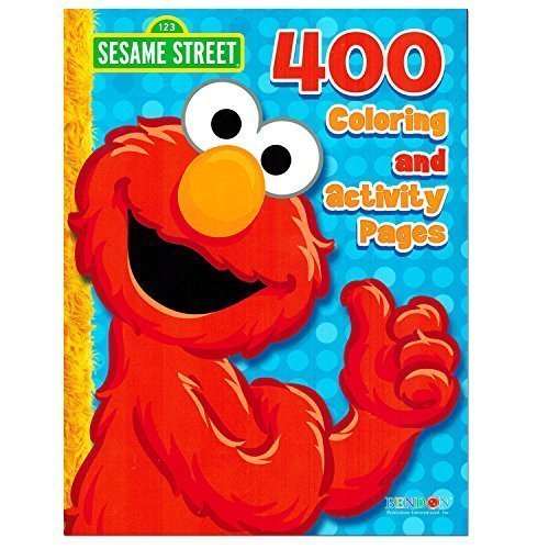 0712411773342 - SESAME STREET ELMO COLORING BOOK JUMBO 400 PAGES -- FEATURING ELMO, COOKIE MONSTER, BIG BIRD AND MORE!