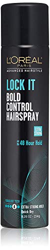 0071249274514 - L'OREAL ADVANCED HAIRSTYLE LOCK IT BOLD CONTROL HAIR SPRAY, EXTRA STRONG HOLD 8.25 OZ