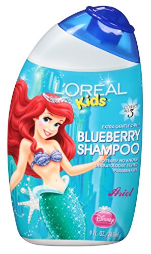 0071249282977 - L'OREAL KIDS DISNEY PRINCESS EXTRA GENTLE 2-IN-1 SHAMPOO, ROYAL BLUEBERRY, 9 FLUID OUNCE
