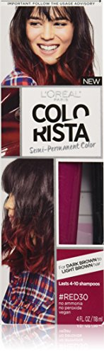 0071249337707 - L'OREAL PARIS COLORISTA SEMI-PERMANENT HAIR COLOUR FOR BRUNETTE HAIR, RED, 180G