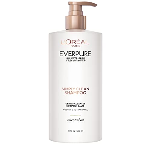 0071249674314 - LOREAL PARIS EVERPURE SULFATE FREE SIMPLY CLEAN HAIR SHAMPOO, HYDRATING HAIR CARE WITH ROSEMARY ESSENTIAL OILS, 23 FL OZ