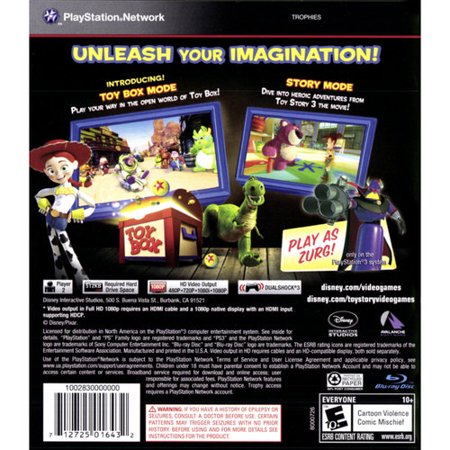 Toy Story Pack 4 Jogos Ps3 Midia Digital Psn Playstation Store Disney Pixar  - ADRIANAGAMES