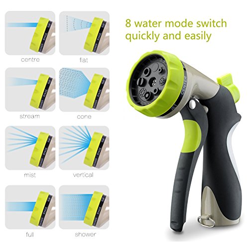 0712962928062 - ZYJ WATER GARDEN HOSE SPRAY NOZZLE FOR CAR WASH LAWN GARDEN PLANTS AND PETS