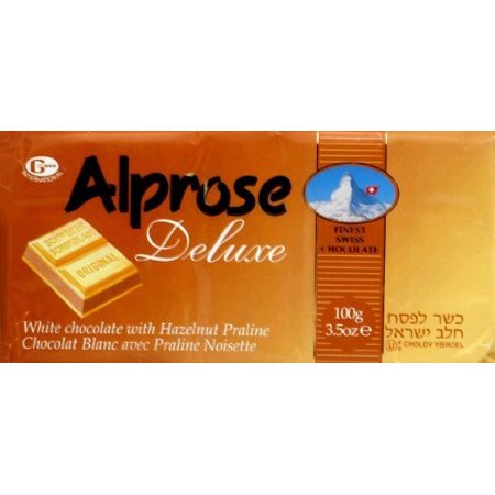 0712963000262 - BARS WHITE CHOCOLATE DELUXE PASSOVER