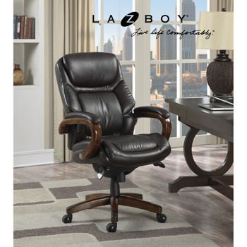0713002499474 - LA-Z-BOY KENDRICK EXECUTIVE OFFICE CHAIR - HEAVY-DUTY 60 MM CASTERS OFFER SMOOTH MOBILITY