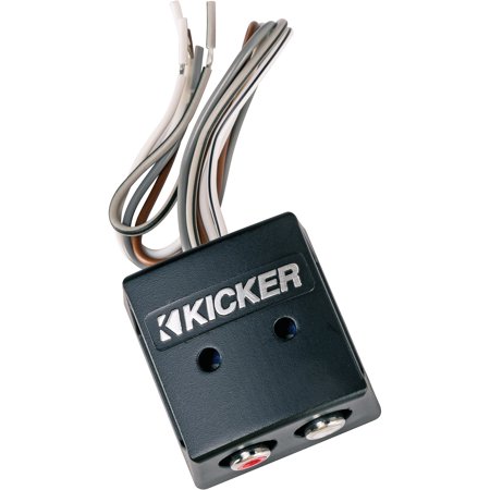0713034065166 - KICKER KISLOC 2-CHANNEL K-SERIES SPEAKER CABLE TO RCA ADAPTER WITH LINE OUT CONVERTER