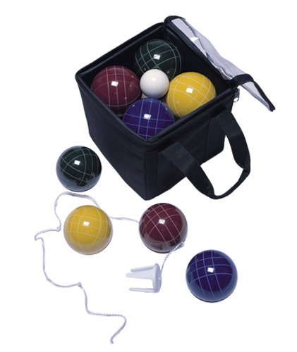 0713116240641 - PARK & SUN 109MM BOCCE BALL PRO SET WITH CARRY BAG