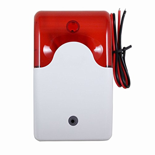 0713194353752 - GENERIC AT-AD-103 DC12V WIRED FLASHING SIREN HORN ALARM SYSTEM ACCESSORY 110DB