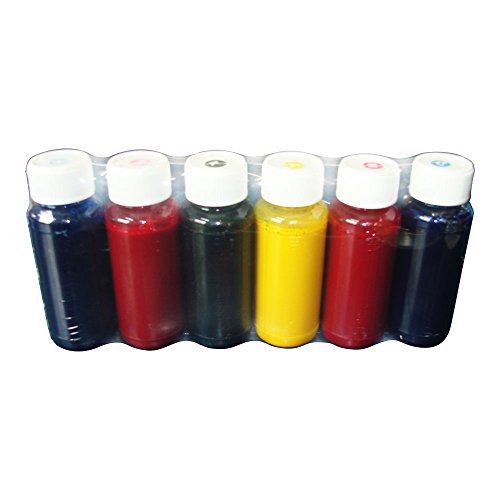 0713194559215 - CALCA 600ML WATER BASED DYE SUBLIMATION INK PACK OF 7 COLOR