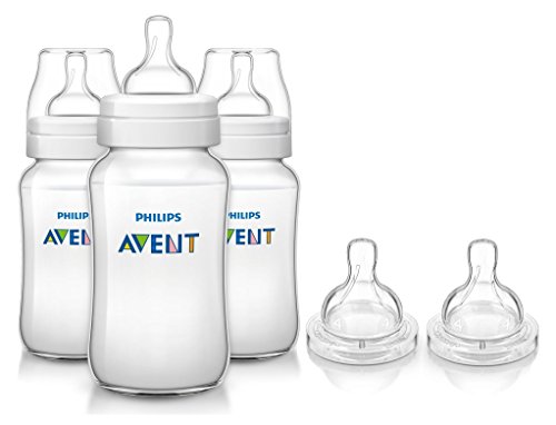 0713382317641 - PHILIPS AVENT 3 COUNT CLASSIC PLUS BPA FREE POLYPROPYLENE BOTTLES WITH FAST FLOW