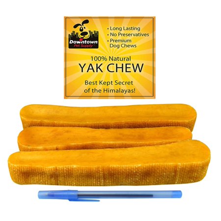 0713382416184 - HIMALAYAN YAK DOG CHEW, 100% NATURAL DOG CHEWS, VALUE PACK (~ 1 LB, MULTIPLE CHEWS), BY DOWNTOWN PET SUPPLY