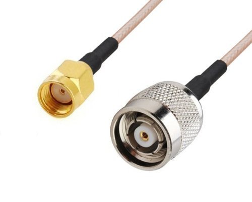 0713458102263 - TECHTOO® RF COAXIAL COAX CABLE WITH RP-SMA MALE TO RP-TNC MALE CONNECTOR 12INCH/30CM