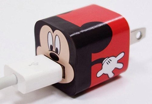 0713524721930 - DISNEY IPHONE CHARGER USB SKIN STICKER WRAP -STICKER ONLY NOT INCLUDE CHARGER (MICKEY)