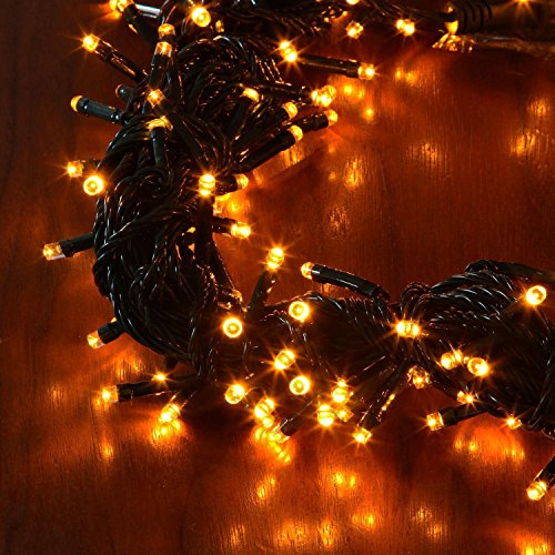 0713524921040 - EFRANK 100LED WATERPROOF BATTERY OPERATED FAIRY STRING LIGHTS WITH 8 MODES FOR OUTDOOR INDOOR WEDDING GARDEN HOME PARTY CHRISTMAS DECORATION (WARM WHITE)