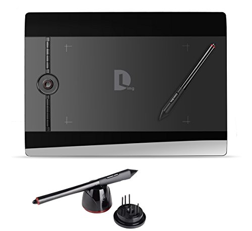 0713543695892 - PARBLO BAY 0906 9X6 GRAPHICS TABLET WITH BATTERY-FREE STYLUS, 8 SHORTCUT KEYS AND MULTIFUNCTION TOUCH SCROLL, PROVIDING 2048 LEVEL PRESSURE SENSITIVITY, 60-DEGREE TILT ANGLE INDUCTION