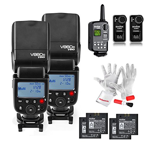 0713543696844 - GODOX VING V860C TTL LI-ION CAMERA FLASH SPEEDLITE WITH GODOX FT-16S WIRELESS FLASH TRIGGER RECEIVER AND 2000MAH LITHIUM BATTERY FOR CANON
